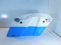 Harley Davidson Road King Street & Electra Glide White/Blue Left Saddlebag
