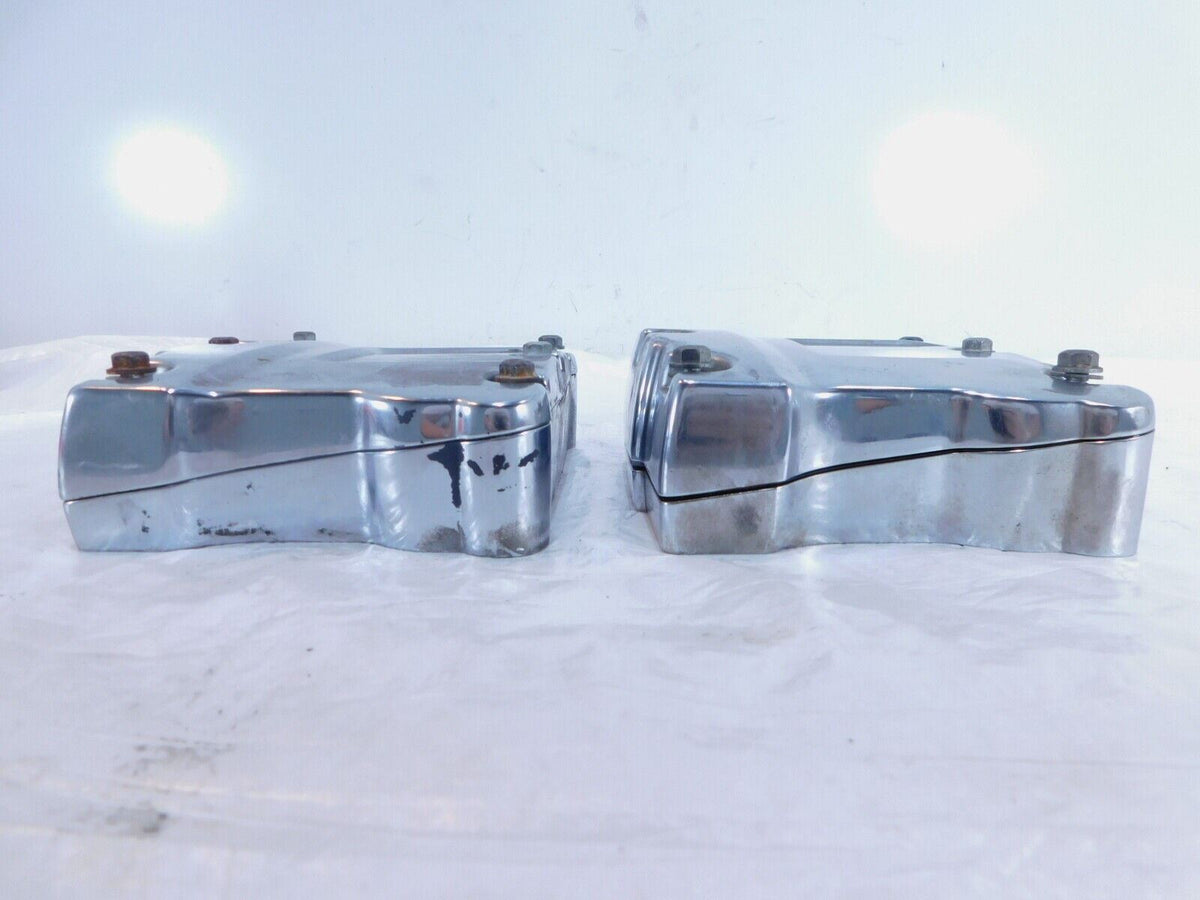 Harley Davidson Touring Dyna & Softail Chrome Cylinder Head Rocker Boxes