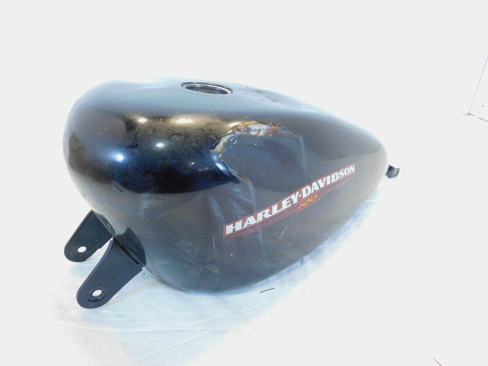 Top harley sportster 1200 883 2004 2005 2006 3.2 Gallon One Piece Gas Tank 38-0025