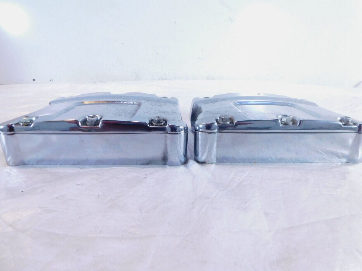 Harley Davidson Touring Dyna & Softail Chrome Cylinder Head Rocker Boxes