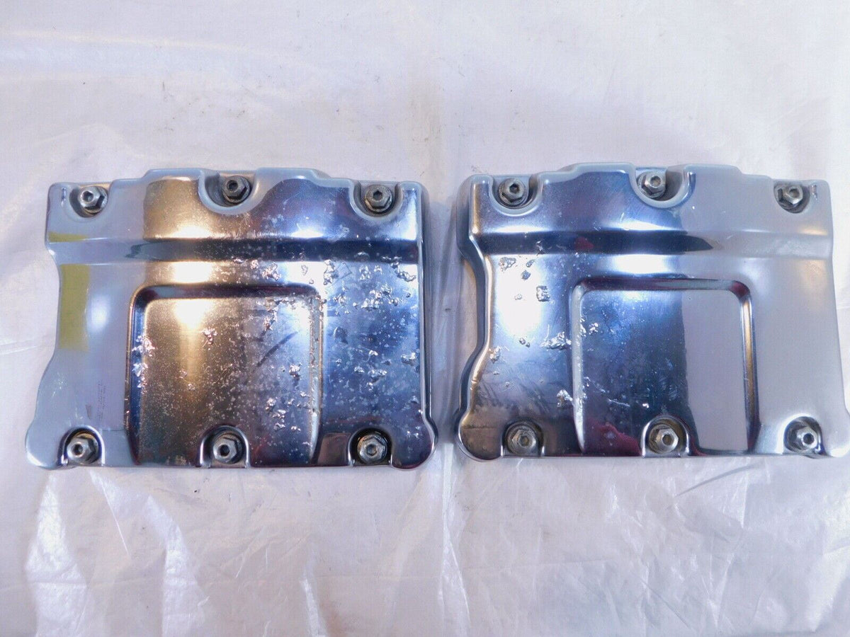 Harley Davidson Touring Dyna & Softail Chrome Cylinder Head Rocker Boxes