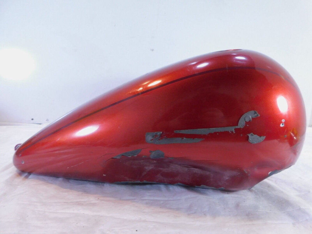 Dented Harley Dyna Wide Glide Super Glide Custom Fuel Gas Petrol Tank Reservoir