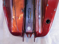 Dented Harley Dyna Wide Glide Super Glide Custom Fuel Gas Petrol Tank Reservoir