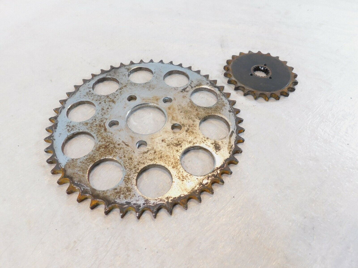 Set Harley Davidson Sportster 883 1000 1100 & 1200 Chain Drive Gear Sprockets