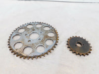 Set Harley Davidson Sportster 883 1000 1100 & 1200 Chain Drive Gear Sprockets