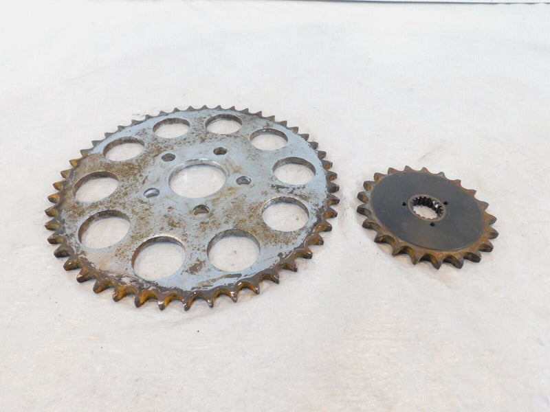 Set Harley Davidson Sportster 883 1000 1100 & 1200 Chain Drive Gear Sprockets