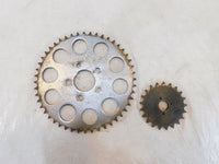 Set Harley Davidson Sportster 883 1000 1100 & 1200 Chain Drive Gear Sprockets
