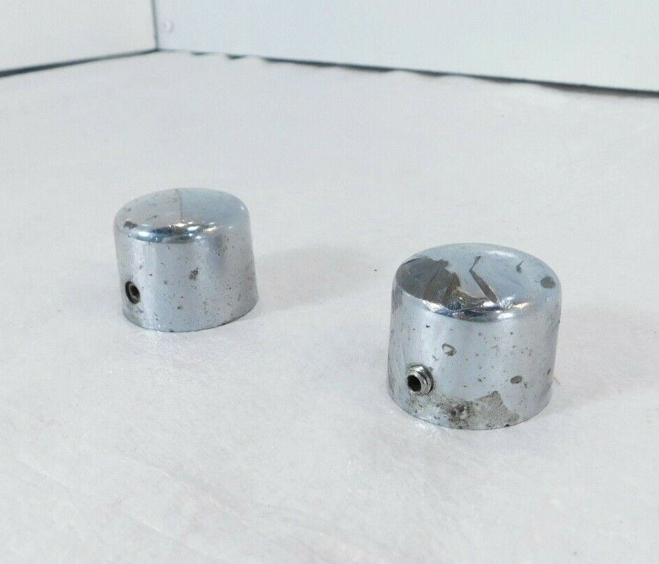 Pair Harley Davidson Touring Dyna Softail & Sportster Front Axle Nut Covers