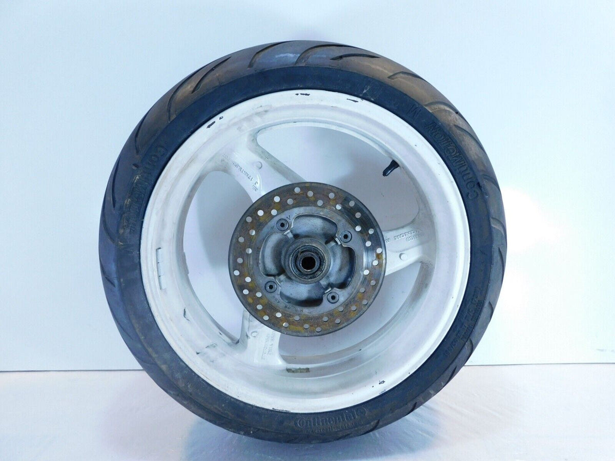 Honda VTR1000F Super Hawk Firestorm 1000 Rear Wheel Rim Rotor & Tire 17" x 5.50"