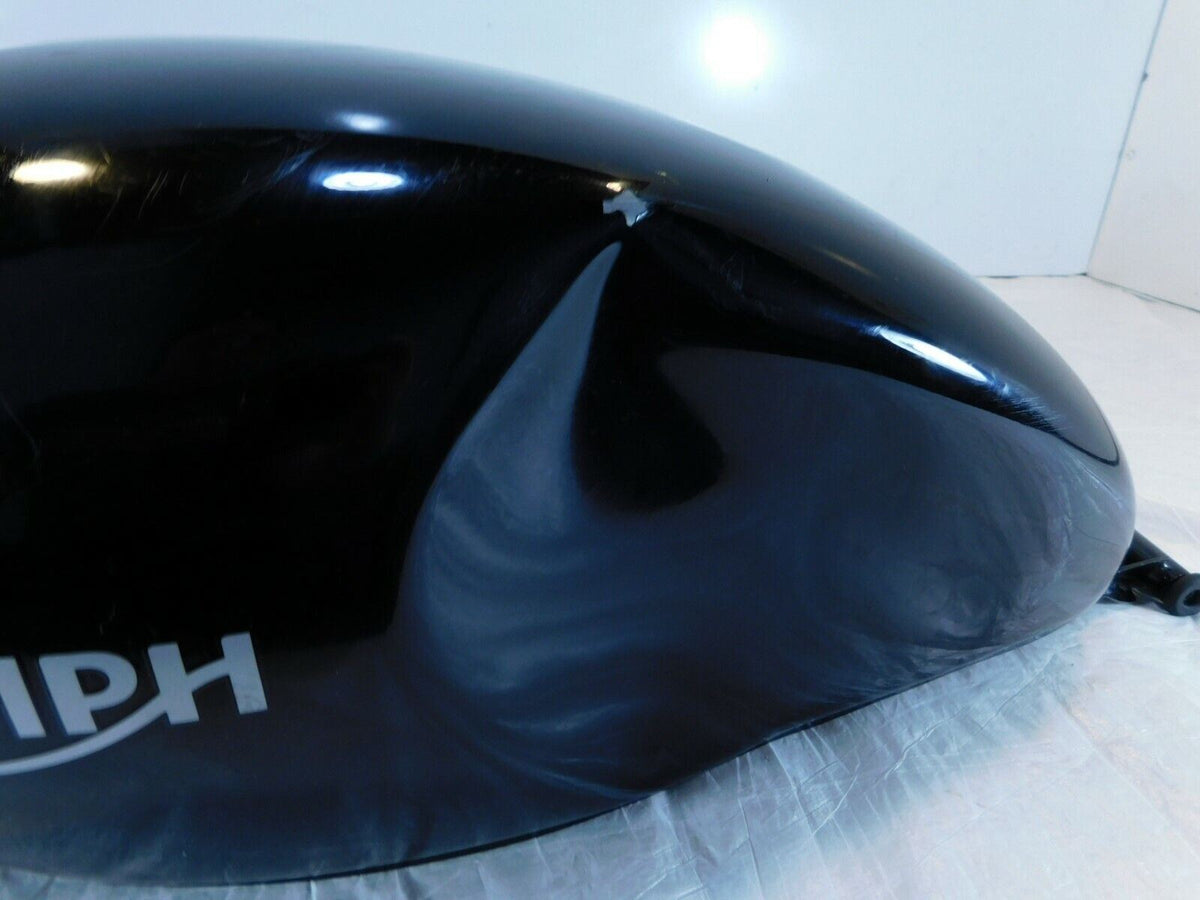2019-2020 Triumph Street Twin 900 Black Gas Petrol Fuel Tank Reservoir - Dented
