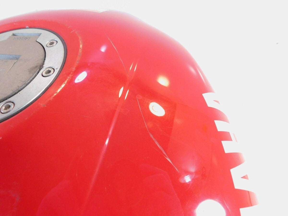 1999-2002 Yamaha YZFR6 YZF R6 Red White Gas Petrol Fuel Tank Reservoir - Dented