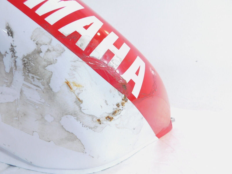 1999-2002 Yamaha YZFR6 YZF R6 Red White Gas Petrol Fuel Tank Reservoir - Dented