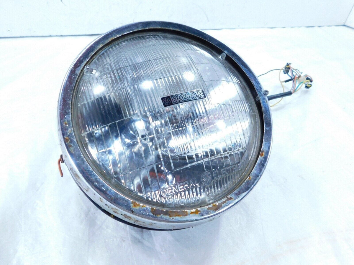 1976 Moto Guzzi Convert I V1000 Front Headlight Head Light Lamp & Bucket Shell - C3 Cycle