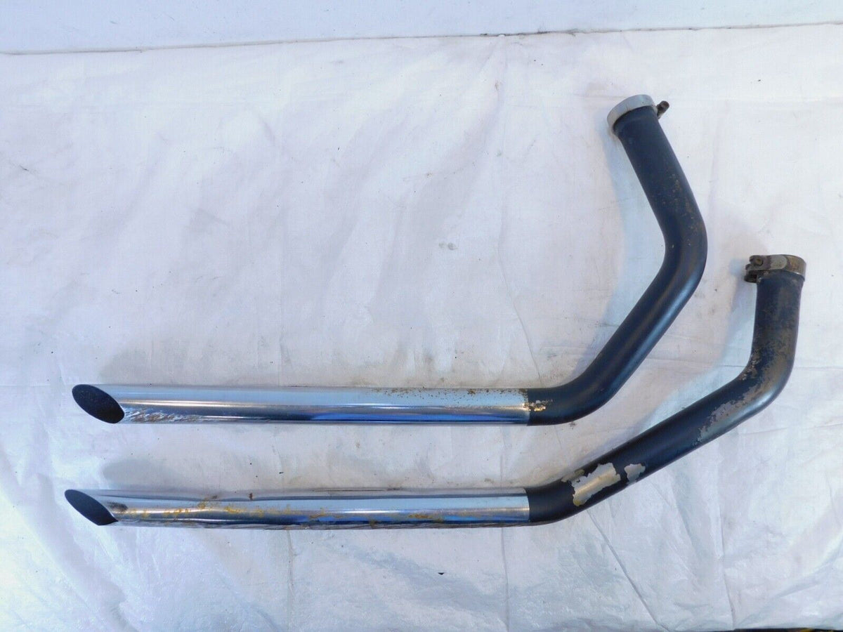 1982-1985 Harley Davidson Sportster XLH Ironhead 1000 Exhaust Drag Pipe System