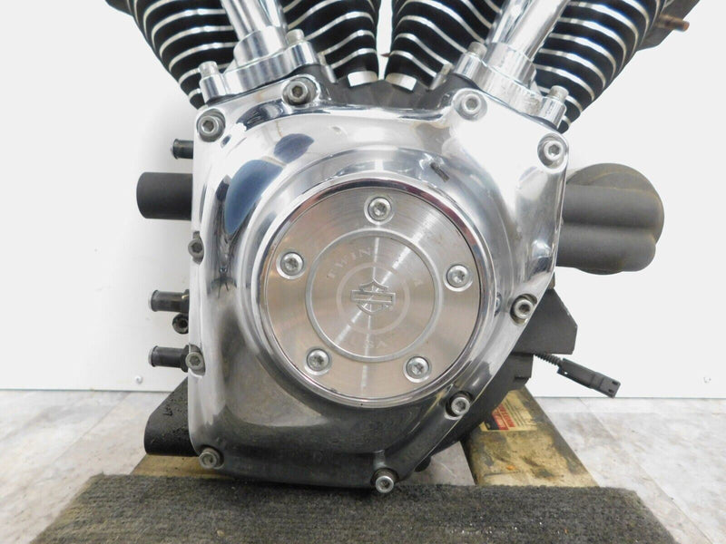 Harley Davidson Road King Electra Glide Dyna Black Twin Cam Engine Motor -Tested