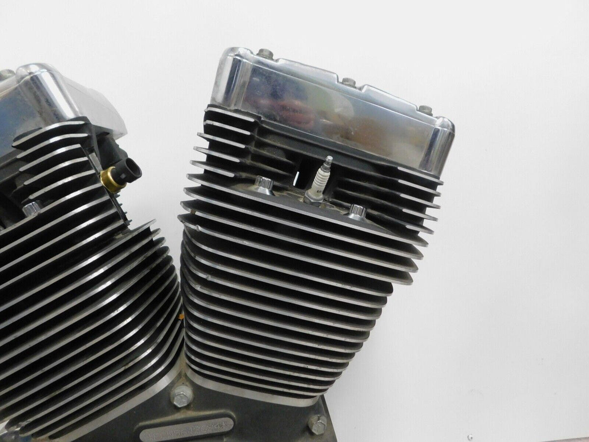 Harley Davidson Road King Electra Glide Dyna Black Twin Cam Engine Motor -Tested