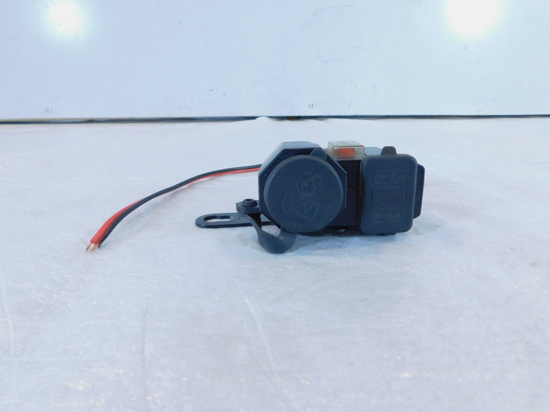 1998-2001 Honda VFR800 Interceptor 800 USB 12V AC Auxiliary Power Socket Plug