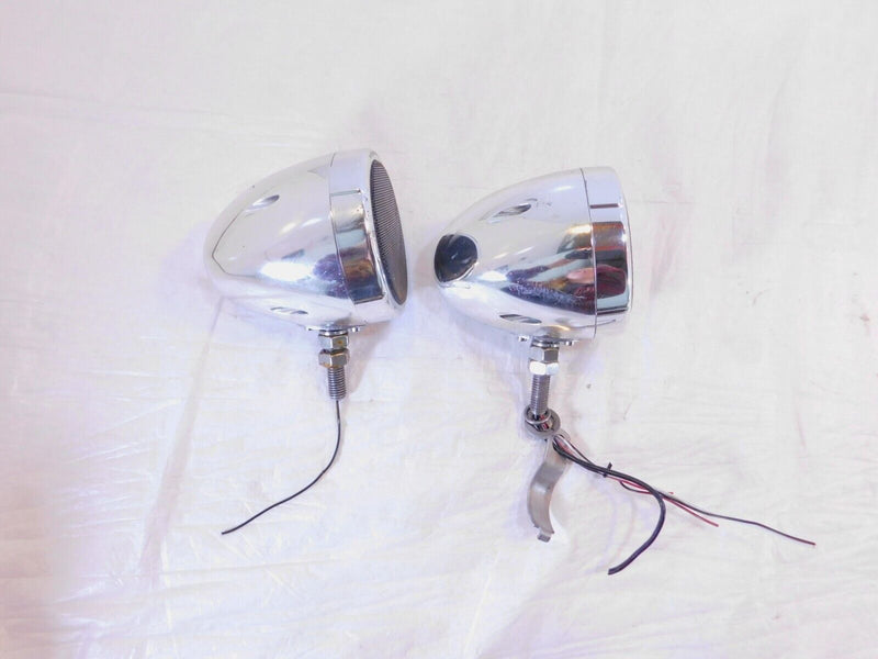 Harley Davidson Road King Softail Dyna Sportster 1" Handlebar Mounted Speakers