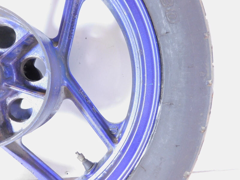 1995-2000 Kawasaki Ninja 250R EX250 Purple Rear Wheel Rim 16"x2.50" - Straight