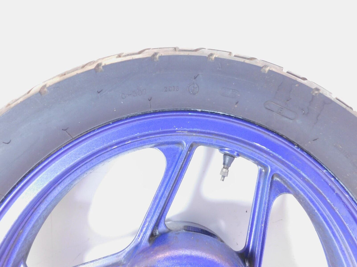 1995-2000 Kawasaki Ninja 250R EX250 Purple Rear Wheel Rim 16"x2.50" - Straight