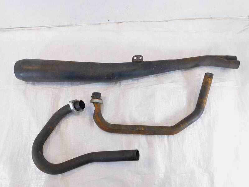 BMW Airhead R80RT R100RS R100RT R100/T 2-into-1 Exhaust Muffler Header Pipes