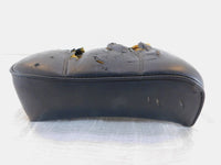 1986-2001 Suzuki Savage 650 LS650 Black Rear Back Passenger Pillion Seat - Torn