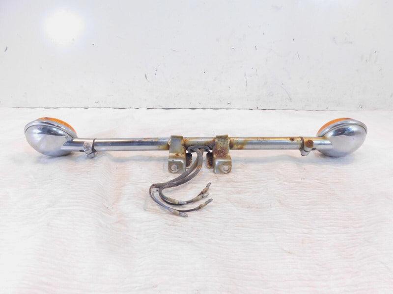 Yamaha VStar 650 1100 Classic Silverado Front Left/Right Turn Signals & Bar Stay