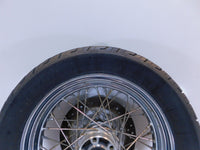 Harley Davidson Sportster 883 & 1200 Laced Rear Wheel Rim & Tire & Rotor - Bent