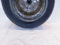 Harley Davidson Sportster 883 & 1200 Laced Rear Wheel Rim & Tire & Rotor - Bent
