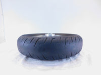 Harley Davidson Sportster 883 & 1200 Laced Rear Wheel Rim & Tire & Rotor - Bent