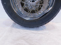 Harley Davidson Sportster 883 & 1200 Laced Rear Wheel Rim & Tire & Rotor - Bent