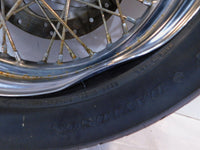 Harley Davidson Sportster 883 & 1200 Laced Rear Wheel Rim & Tire & Rotor - Bent