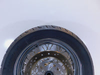 Harley Davidson Sportster 883 & 1200 Laced Rear Wheel Rim & Tire & Rotor - Bent