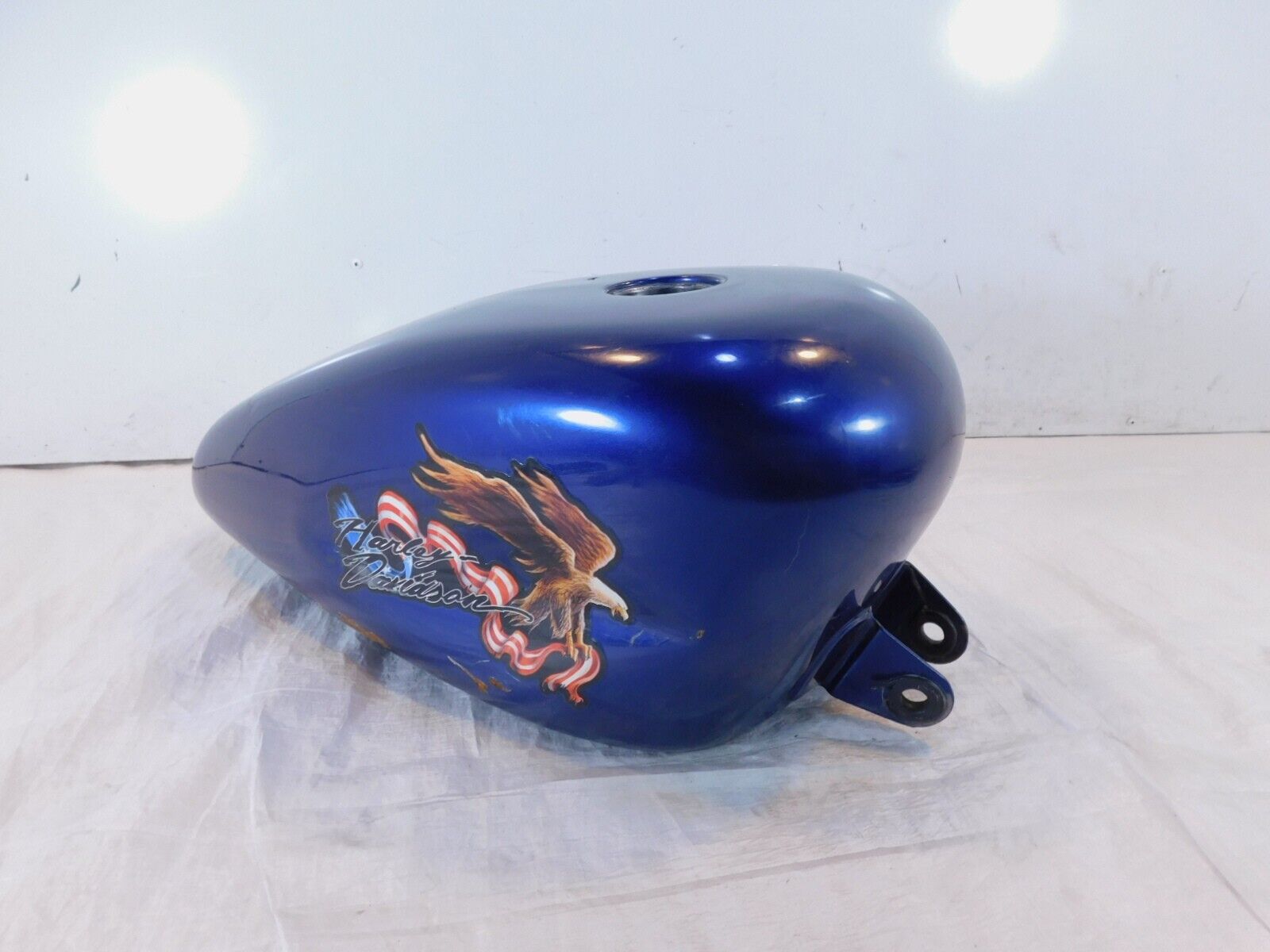 Harley Davidson Sportster XLH 883 1000 1100 & 1200 Blue Fuel Gas Petro